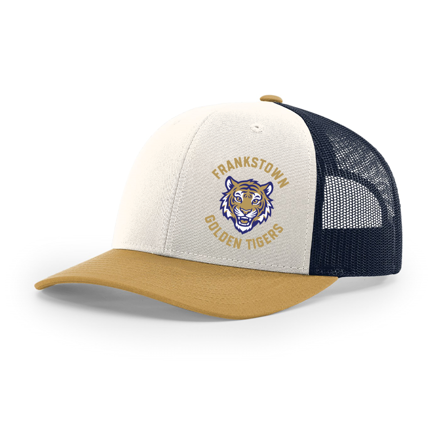 Cream/Navy/Gold Richardson Trucker Cap
