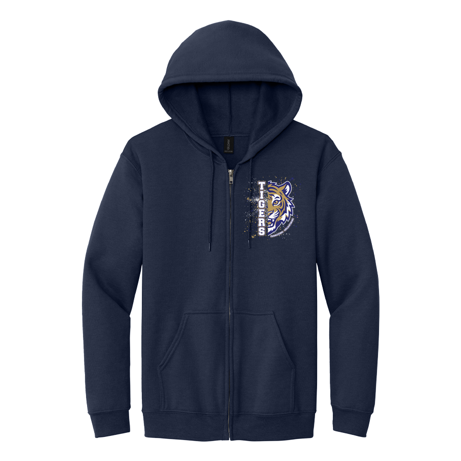 Navy Heavy Blend Full-Zip Hoodie