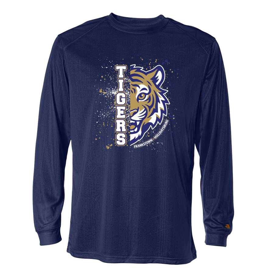 Navy Long Sleeve Performance Tee