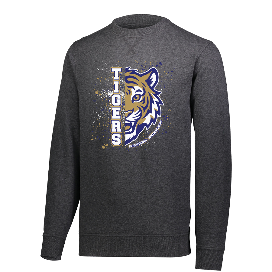 Carbon Heather 60/40 Fleece Crewneck