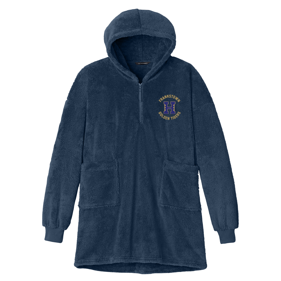 River Blue Navy Plush Poncho