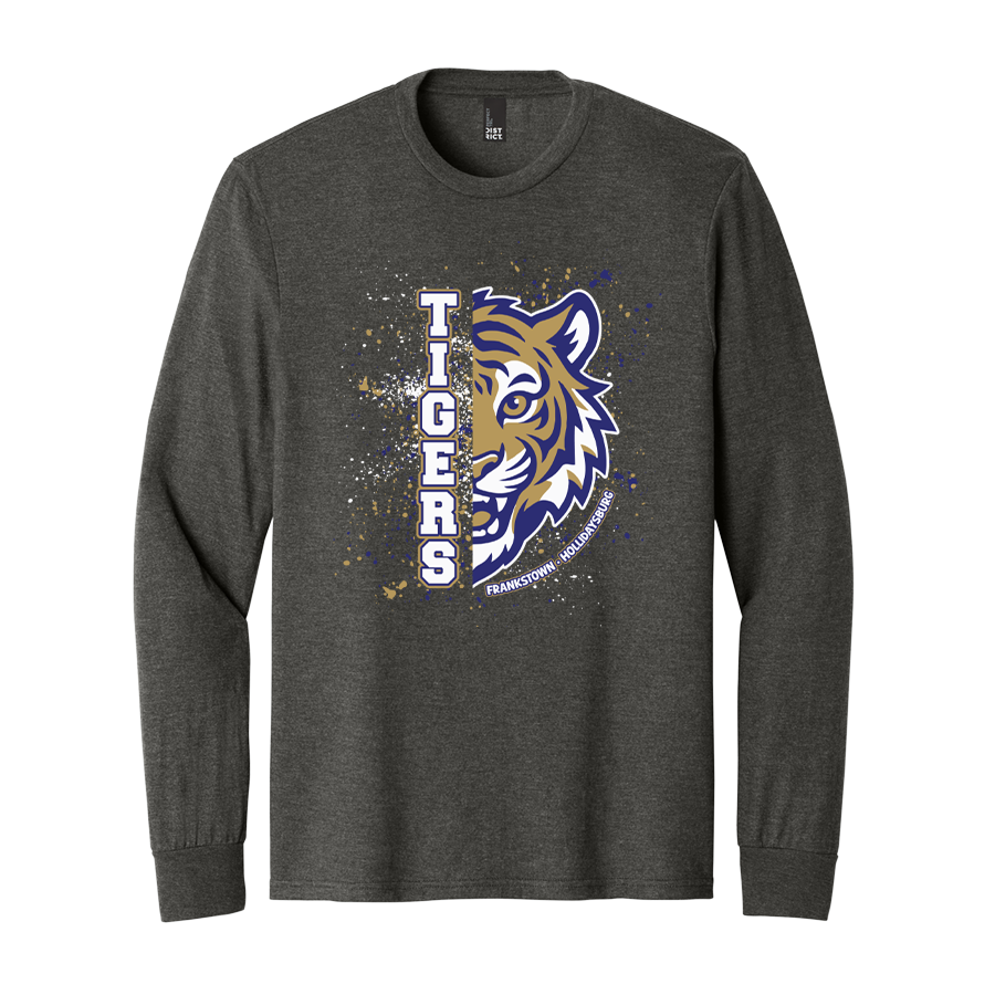 Heathered Charcoal Super Soft Tri Long Sleeve Tee