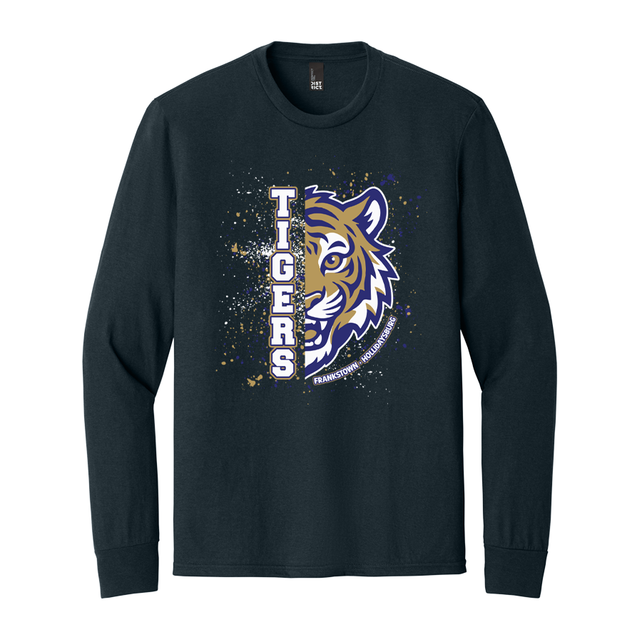 New Navy Super Soft Tri Long Sleeve Tee