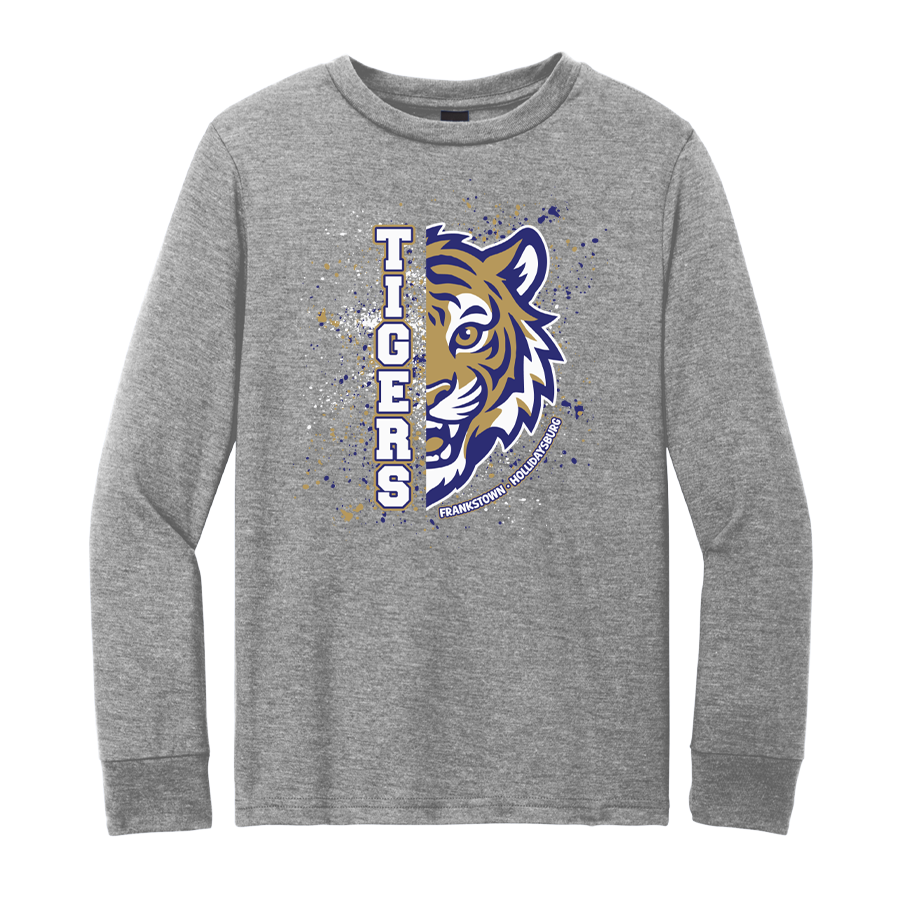 Youth Grey Frost Super Soft Tri Long Sleeve Tee