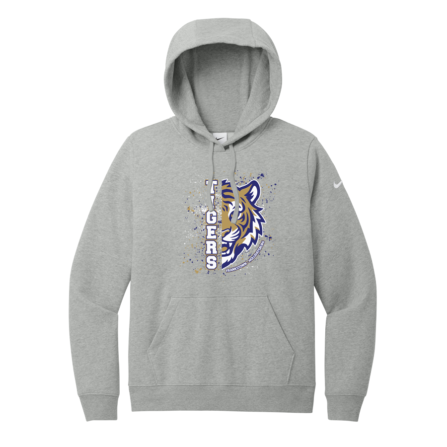 Women's Dark Grey Heather Nike Pullover Hoodie